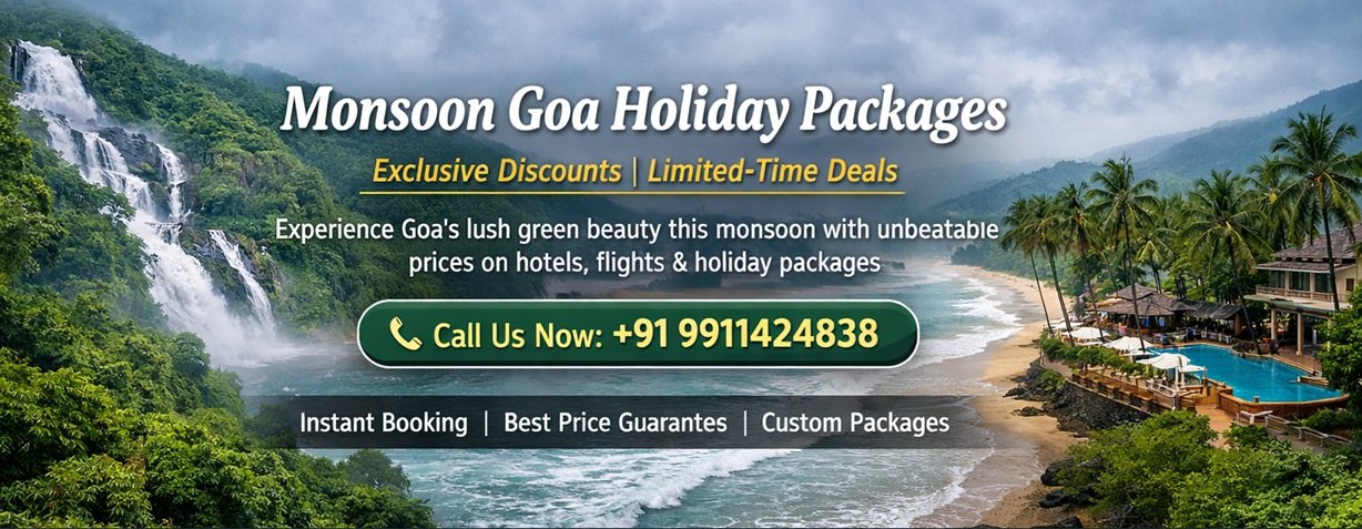 Monsoon Goa Holiday Packages with Exclusive Discounts