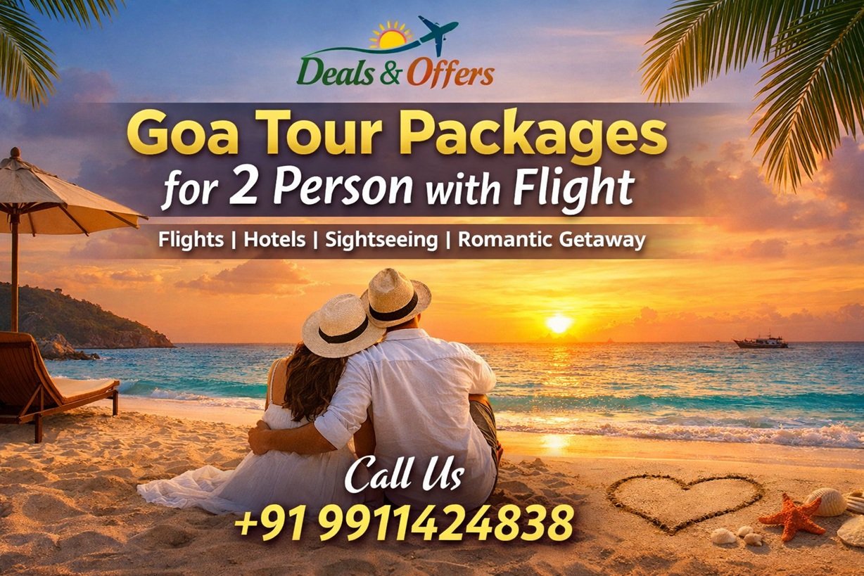 Goa Tour Packages for 2 Person with Flight – Best Couple Deals Goa Tour Packages for 2 Person with Flight – Best Couple Deals