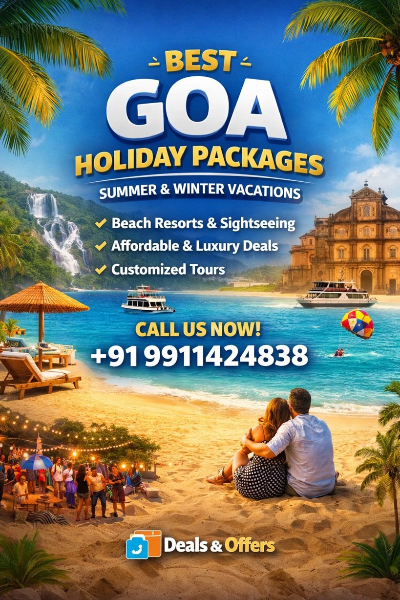 Best Goa Holiday Packages for Summer & Winter Vacations
